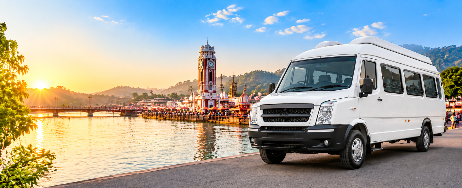 Tempo Traveller in Haridwar for Char Dham Yatra, sightseeing and outstation trips